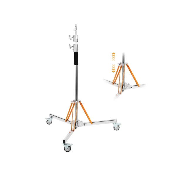 K&F CONCEPT 10ft/3.05m Stainless Steel Heavy Duty Light Stand