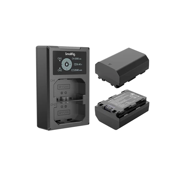 SmallRig Dual Battery and Charger Kit for Sony NP-FZ100